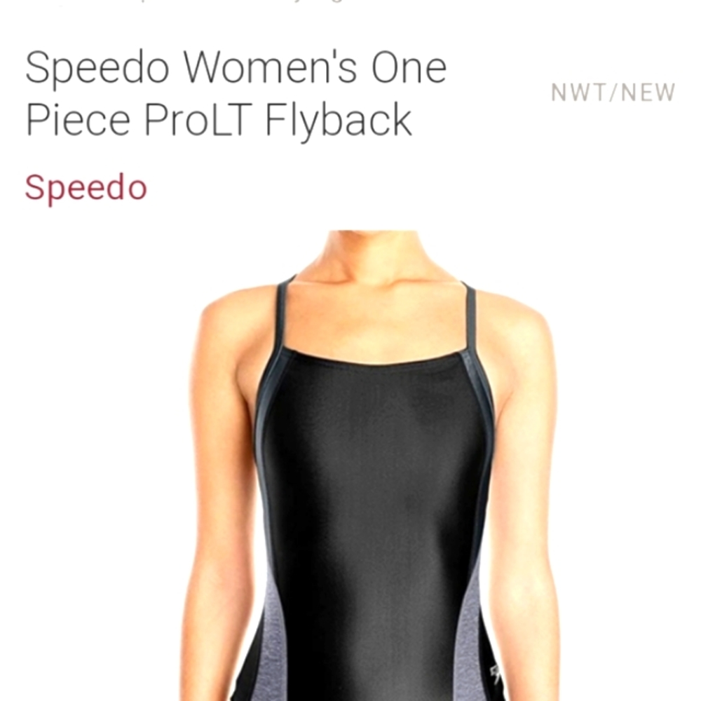 Speedo One Piece ProLT Flyback NWT